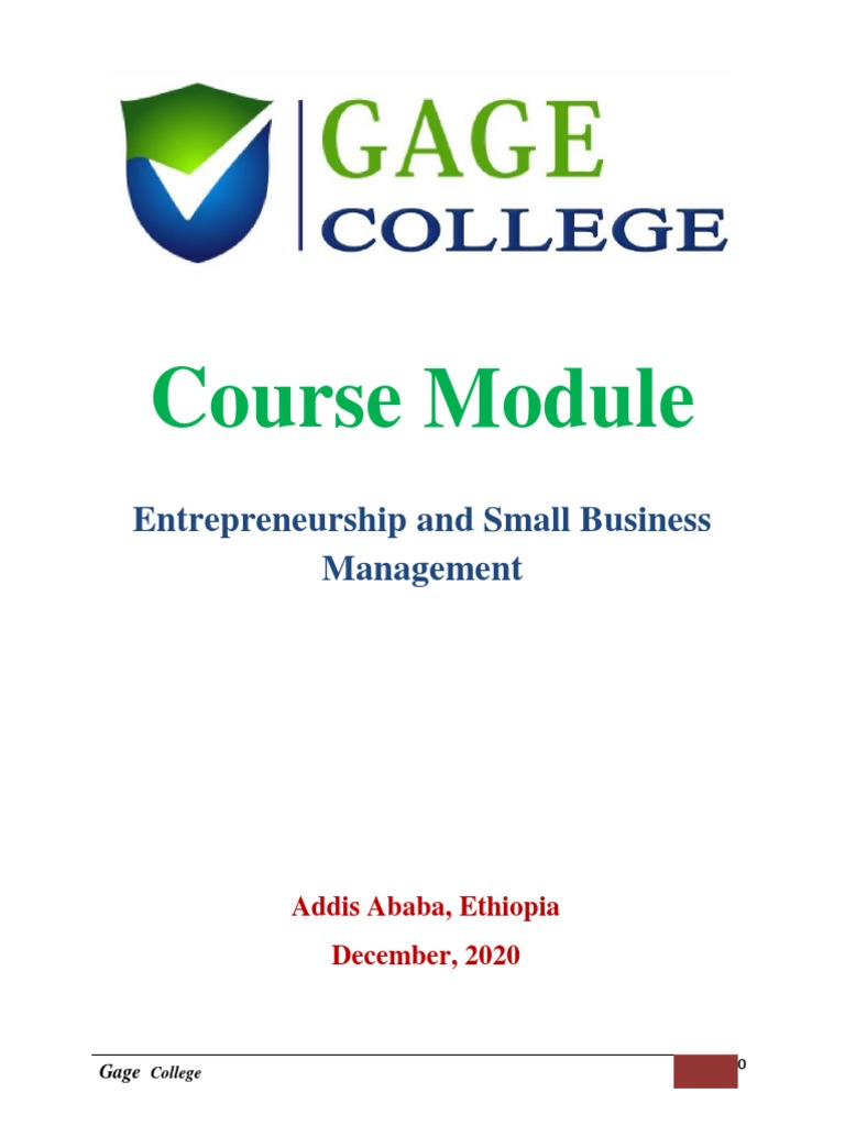 Entrepreneurship and Business Management | PDF | Entrepreneurship ...
