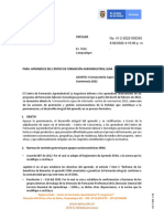 C.I. (Img) 41-2-2022 000345 (41) Esperanza Pascuas Perdomo Convocatoria C