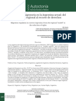 Garcia Lila Regulacion Migratoria en La Argentina