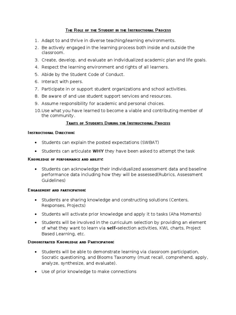 Student Engagement in Learning Process | PDF | Educational Assessment ...