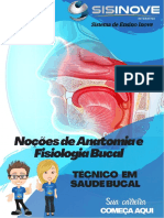 Noções de Anatomia e Fisiologia Bucal