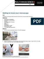 Getting To Know Your Microscope Lab