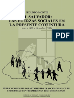 El Salvador - Las Fuerzas Sociales en La Presente Cuyuntura