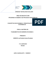 Conceptos de Ingeniería Económica y Principales Problemas Económicos