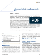 Mécanismes de La Tolérance Immunitaire Du Foetus