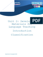 Developing Materials For Language Teaching