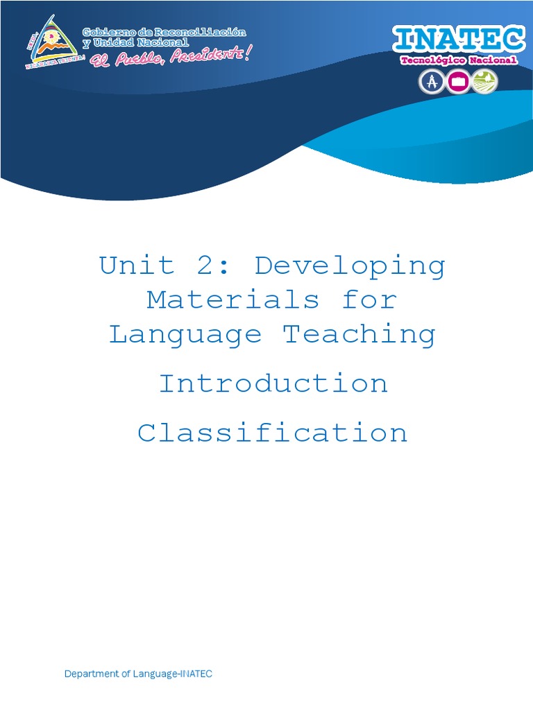 Classification and Considerations in Developing Effective Language