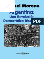 Argentina Una Revolucion Democratica Triunfante 1983