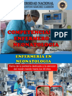 COMPETENCIAS DEL ENFERMERO EN NEONATOLOGIA  2020-II