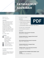 CV - Fathiah Nur Adzkirah