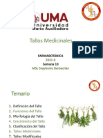 Farmacobotánica S10 Tallos Medicinales