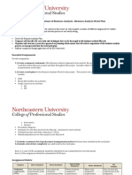 Week 2: Foundations of Business Analysis - Business Analysis Work Plan