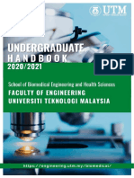 School of Biomedical: Undergraduate Handbook (Curriculum and Syllabus) 2 0 2 0 / 2 0 2 1