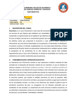 Guia Didáctica y Programa Curso Economía Derecho 050 204 Economía