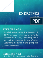 Exercises On Springs