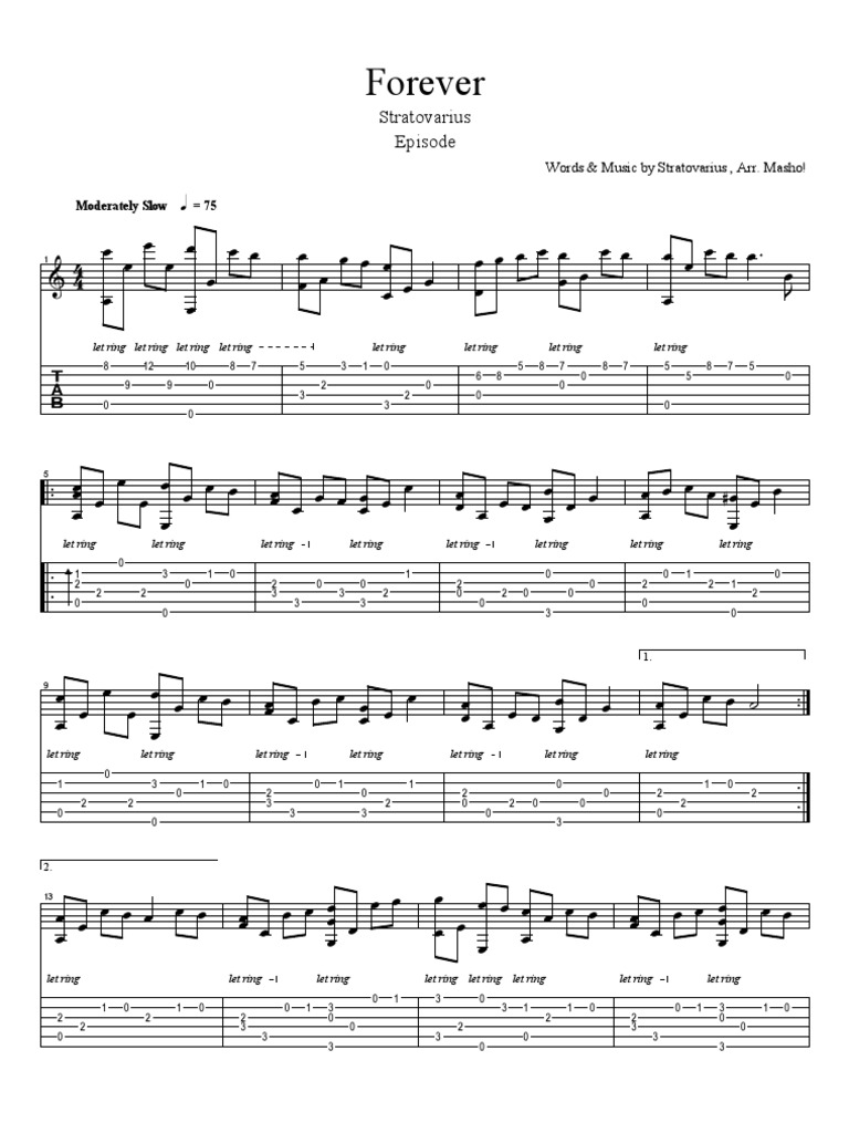 Stratovarius - Setlist - Guitar Flash