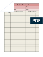 Medication Flowsheet C22