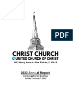 Christ Church UCC Annual Report 2022