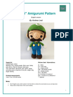 "Luigi" Amigurumi Pattern: by Andrea Leal