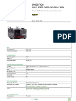 Product Data Sheet: Solid State Overload Relay 600V