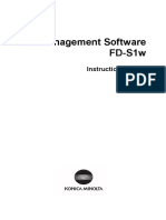 Data Management Software FD-S1w: Instruction Manual