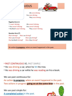 Past Simple vs. Past Continuous