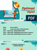 Optimalisasi Campaign & Konten Digital