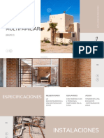 Vivienda multifamiliar: Especificaciones instalaciones