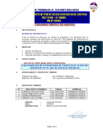 PT CV-H BT - 052 - 2022 Cambio de Poste MT Por BT en Sed E430330 en Av. Justicia Paz y Vida - El Tambo