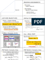 E Ae T A: DSP-First, 2/e Reading Assignments Reading Assignments