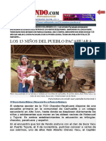 Los niños del pueblo Pacahuara