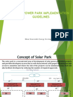 Implement Solar Park Guidelines