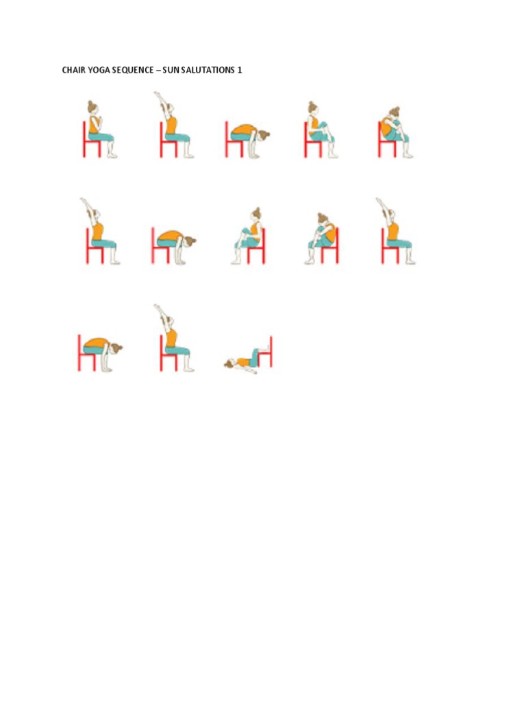 Chair Yoga Sequence | PDF