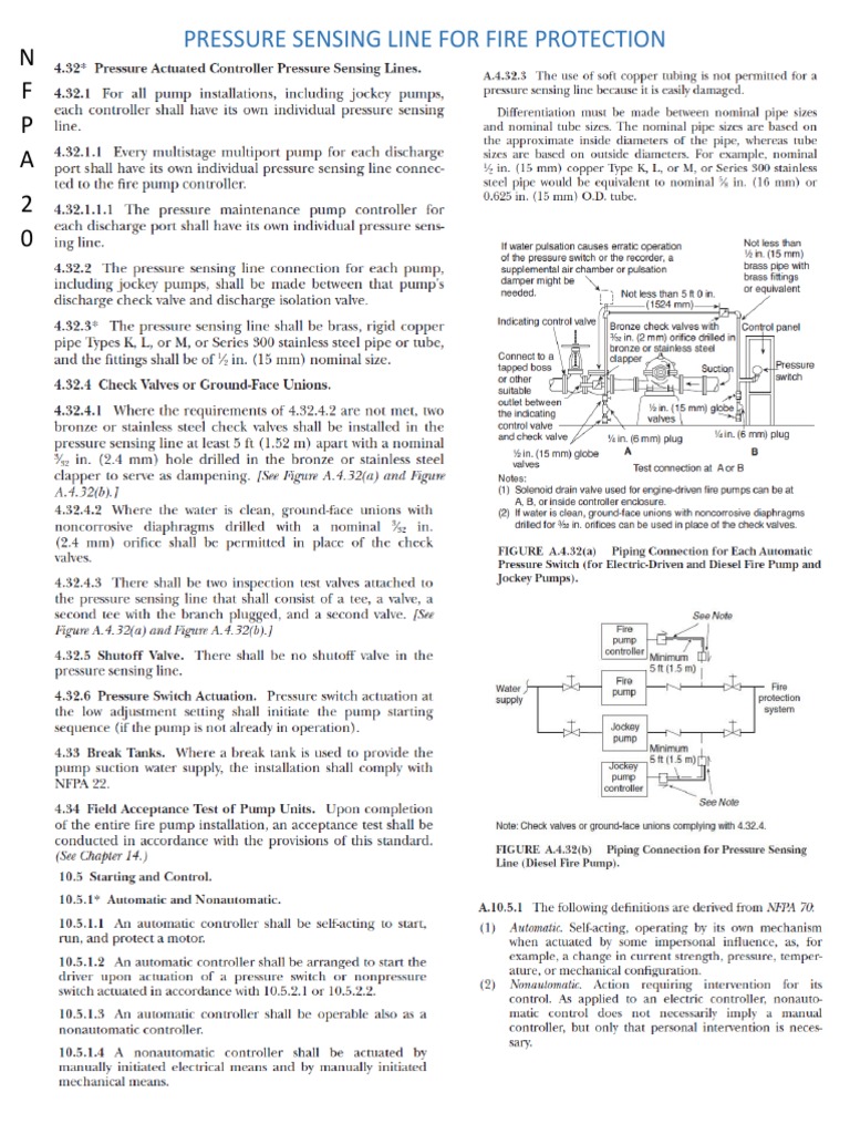 Pressure Sensing Line PDF