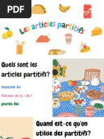 Les articles partitifs