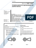 NBR 10067 - 1995 - Principios Gerais de Representação em Desenho Técnico