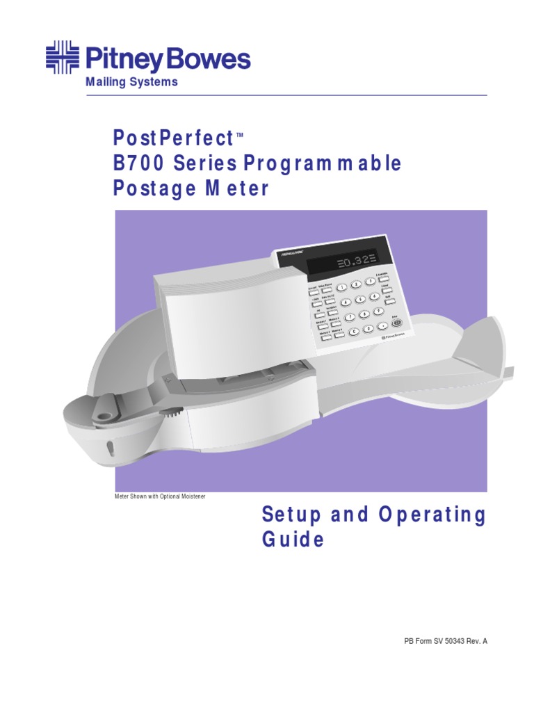Pitney Bowes B700 Ac Power Plugs And Sockets Mail