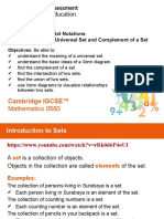 Chapter 1: Sets: Cambridge IGCSE™