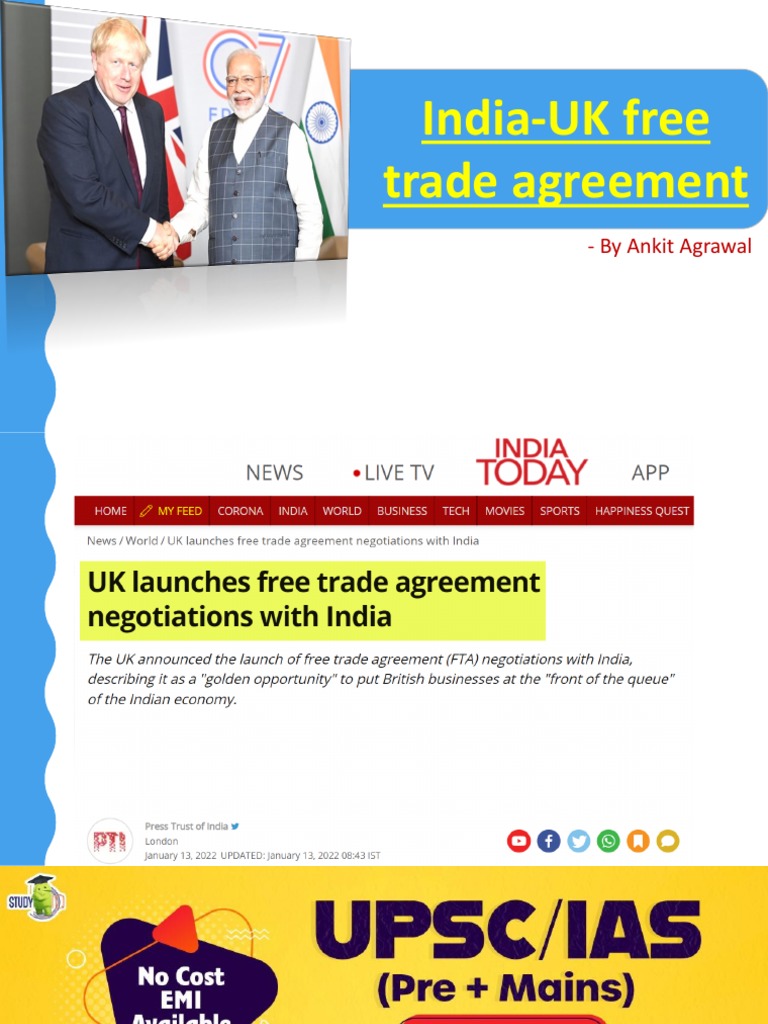 India-UK Free Trade Agreement Overview | PDF | Business | International ...