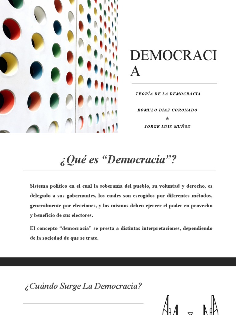 Teoria de La Democracia PDF | PDF | Democracia | Ideologías políticas