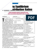 Estimating Equilibrium Phase Distribution Ratios