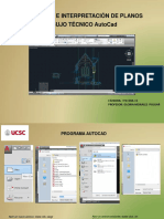 Dibujo y interpretación de planos en AutoCAD