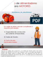 Cálculo de alimentadores para motores trifásicos