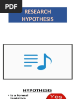 Hypothesis