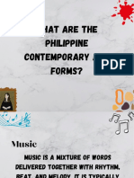 What Are The Philippine Contemporary Art Forms?