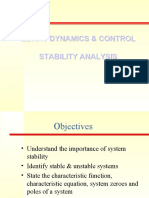 Ee9118 Dynamics & Control Stability Analysis