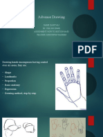 Advance Drawing: Name: Basit Ali ID: 1786-2019 (BMS) Assignment: How To Sketch Hand Teacher: Miss Riffat Nadeem