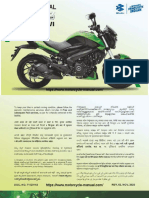 Bajaj Dominar 250 BSVI Owner's Manual