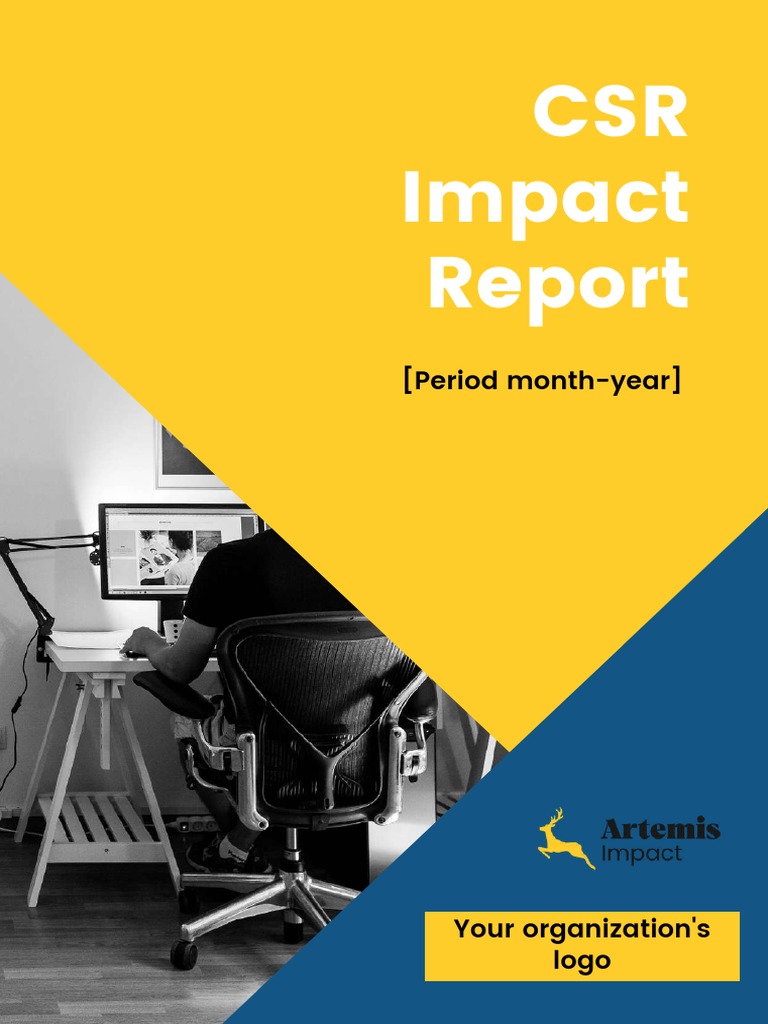 CSR Impact Report Template Guide | PDF | Cognition | Business
