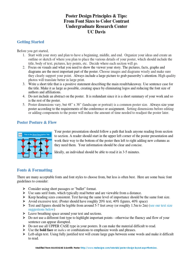 Poster Design Principles & Guidelines | PDF | Typefaces | Serif